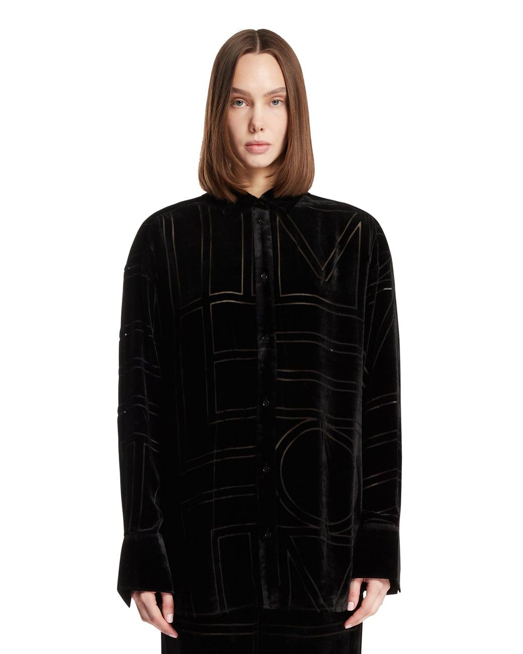 Top Monogram Nero di Totême in Black