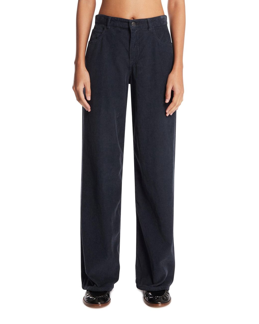 The Row Blue Eglitta Corduroy Trousers