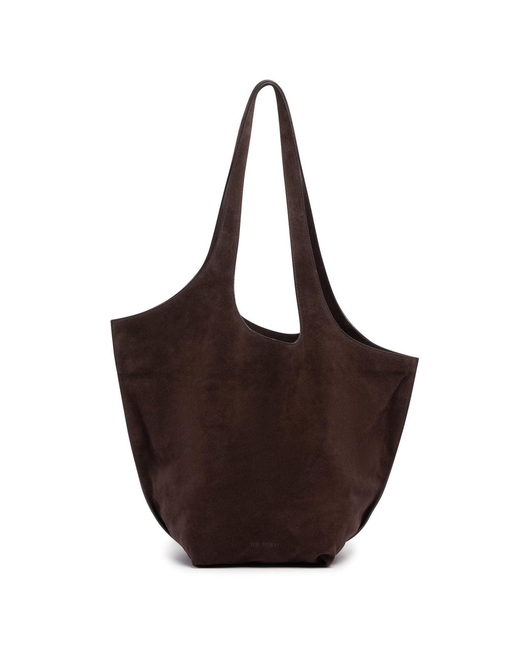 The Attico Brown La Scoop Tote Bag
