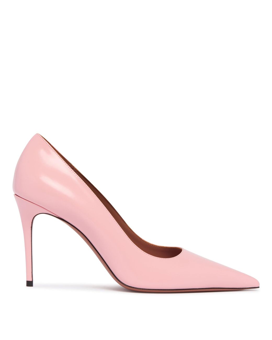 Paris Texas Pink Vera Leather Pumps