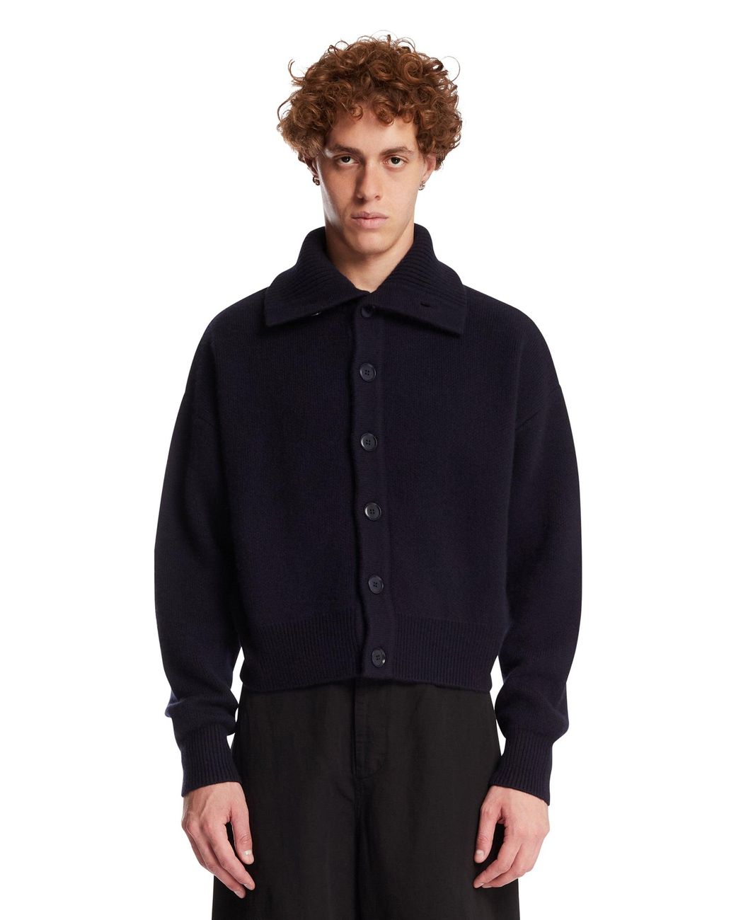 Extreme Cashmere Blue Cotton Cardigan for men