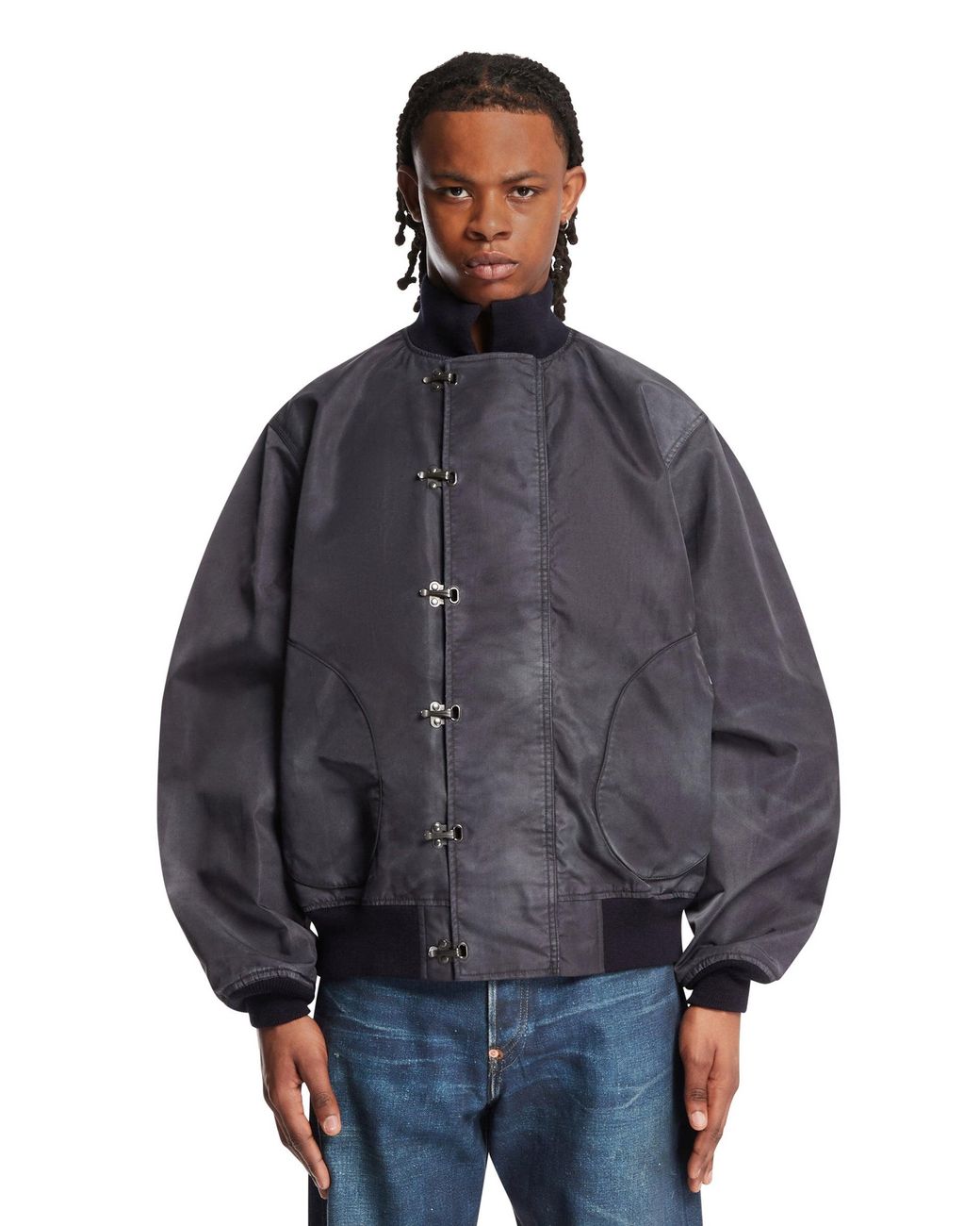 Junya Watanabe Blue Us Bomber for men
