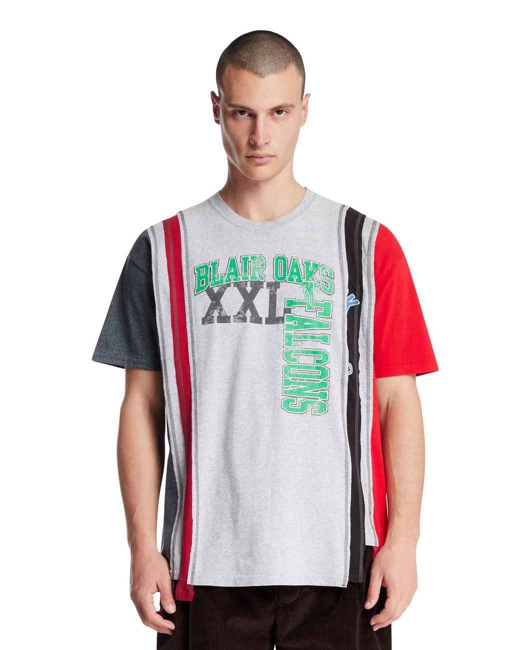 Needles Multicolored Patchwork T-Shirt for men