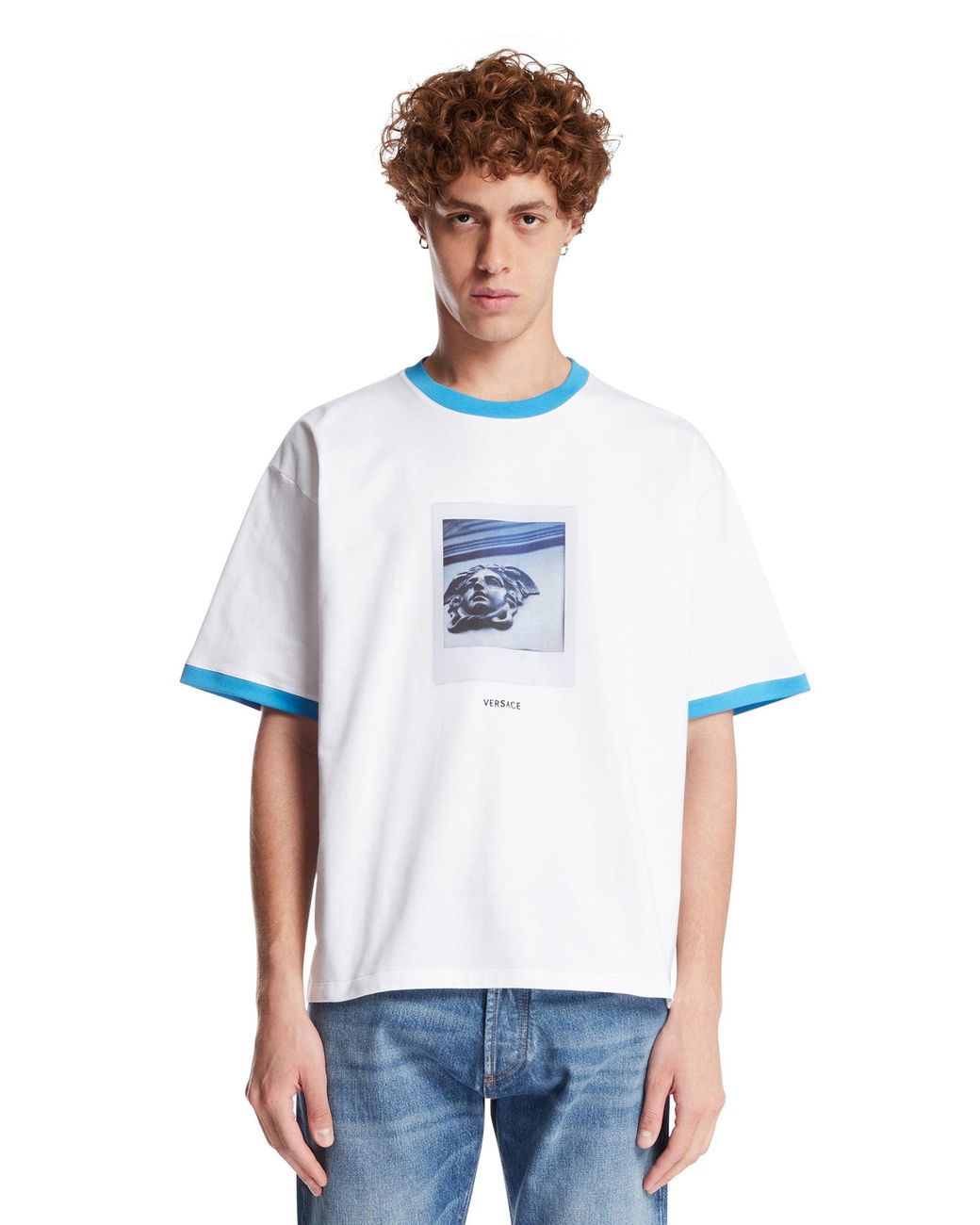 Versace White Medusa T-Shirt for men