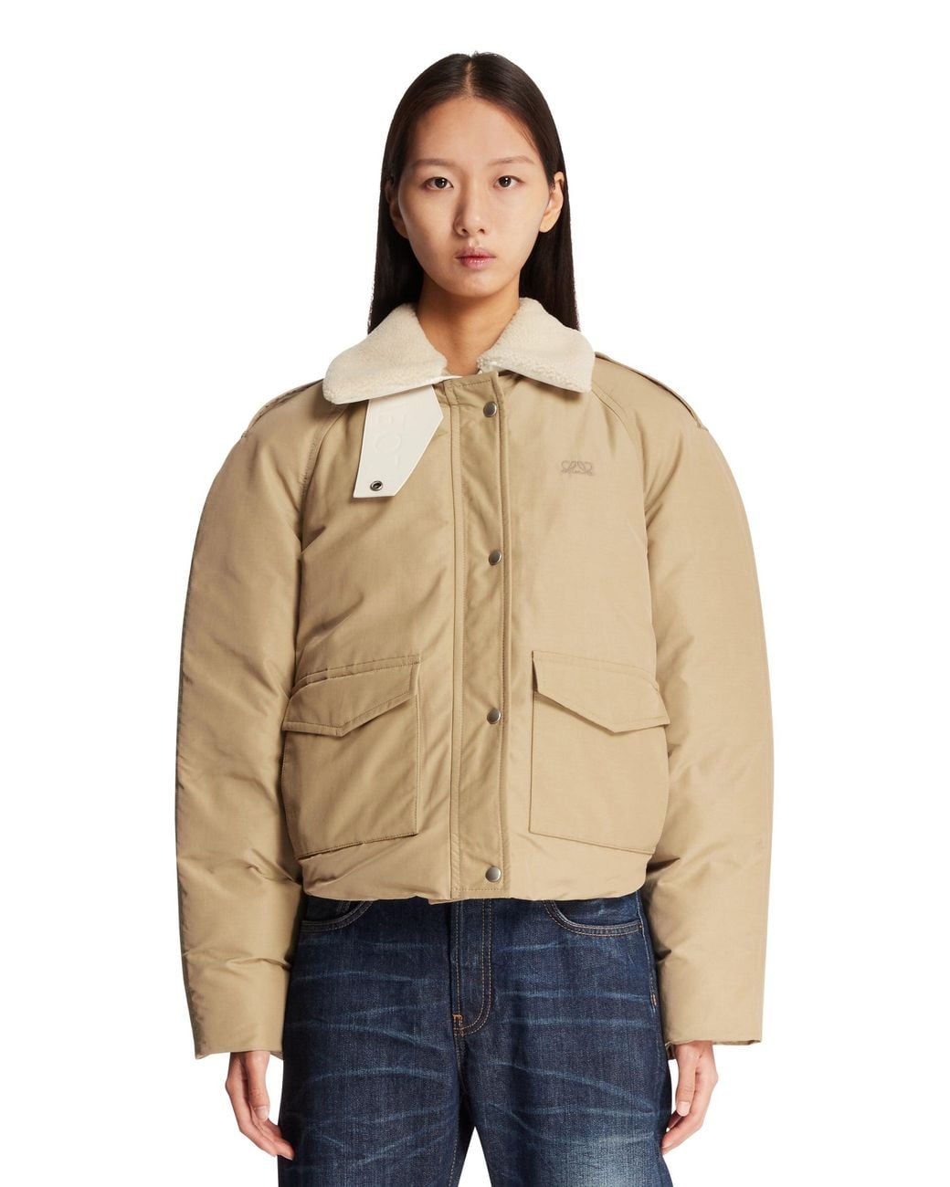 Loewe Natural Technical Cotton Down Jacket