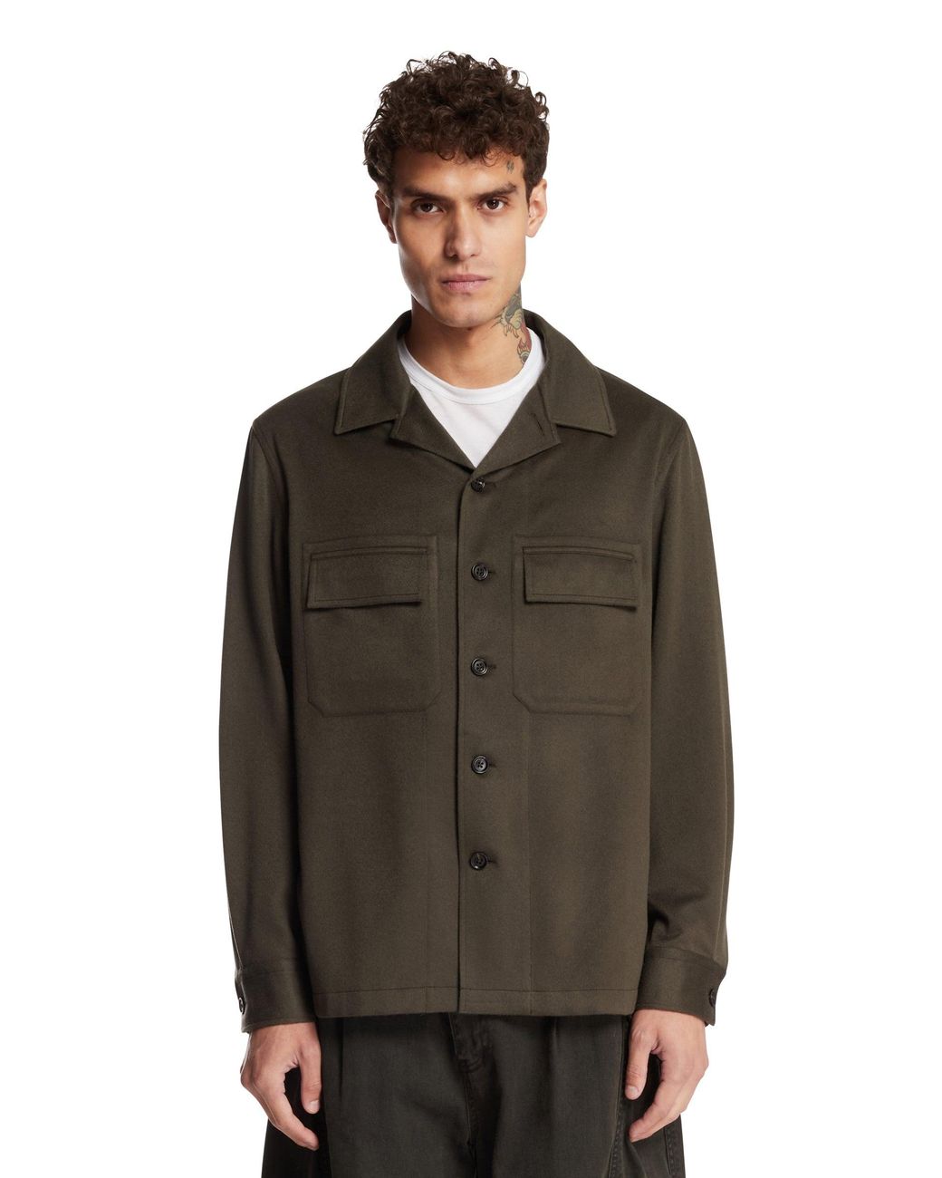 Zegna Green Alba Shirt for men