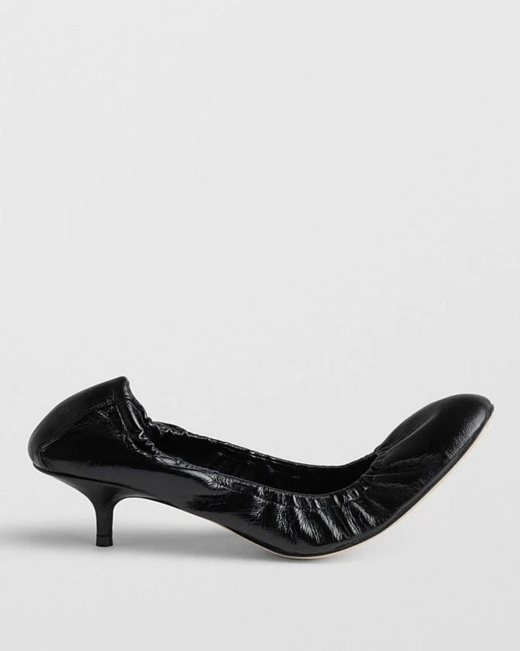 Phoebe Philo Black Low Pucker Pump 45