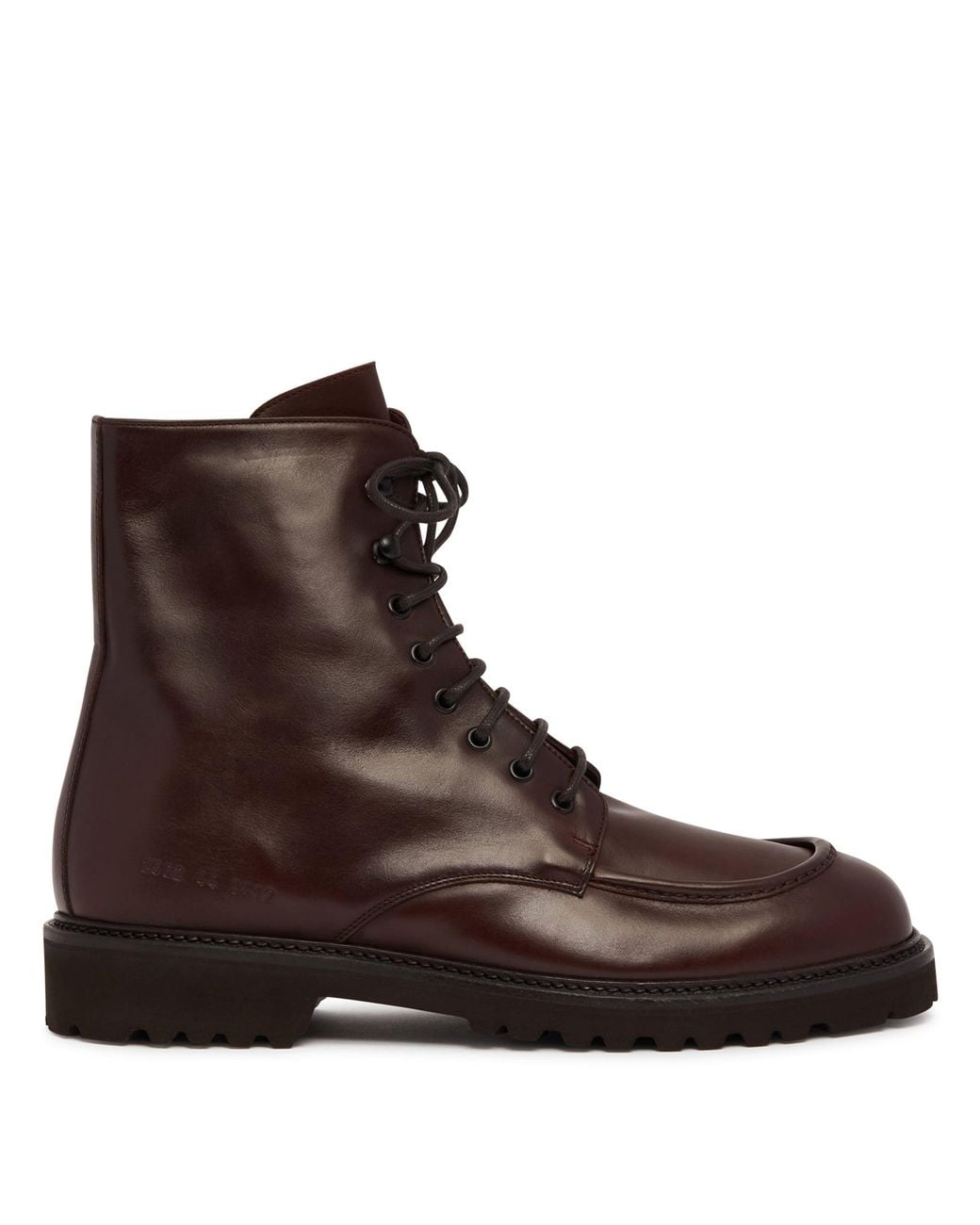 Common Projects Brown Leather Lace-Up Ankle Boots for men