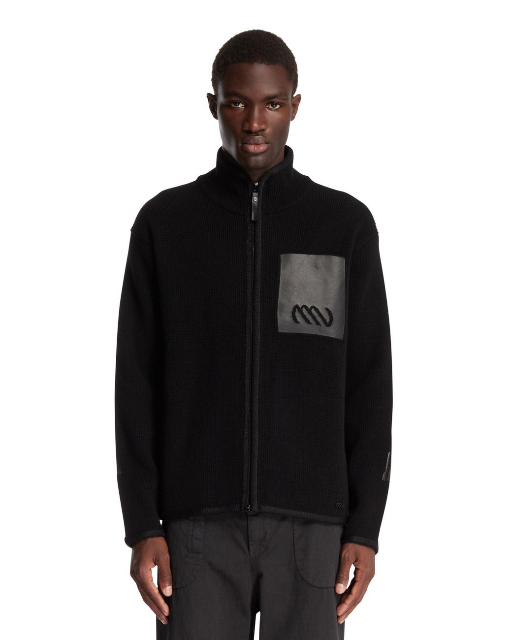 Massimo Osti Studio Black Vulc Cardigan for men