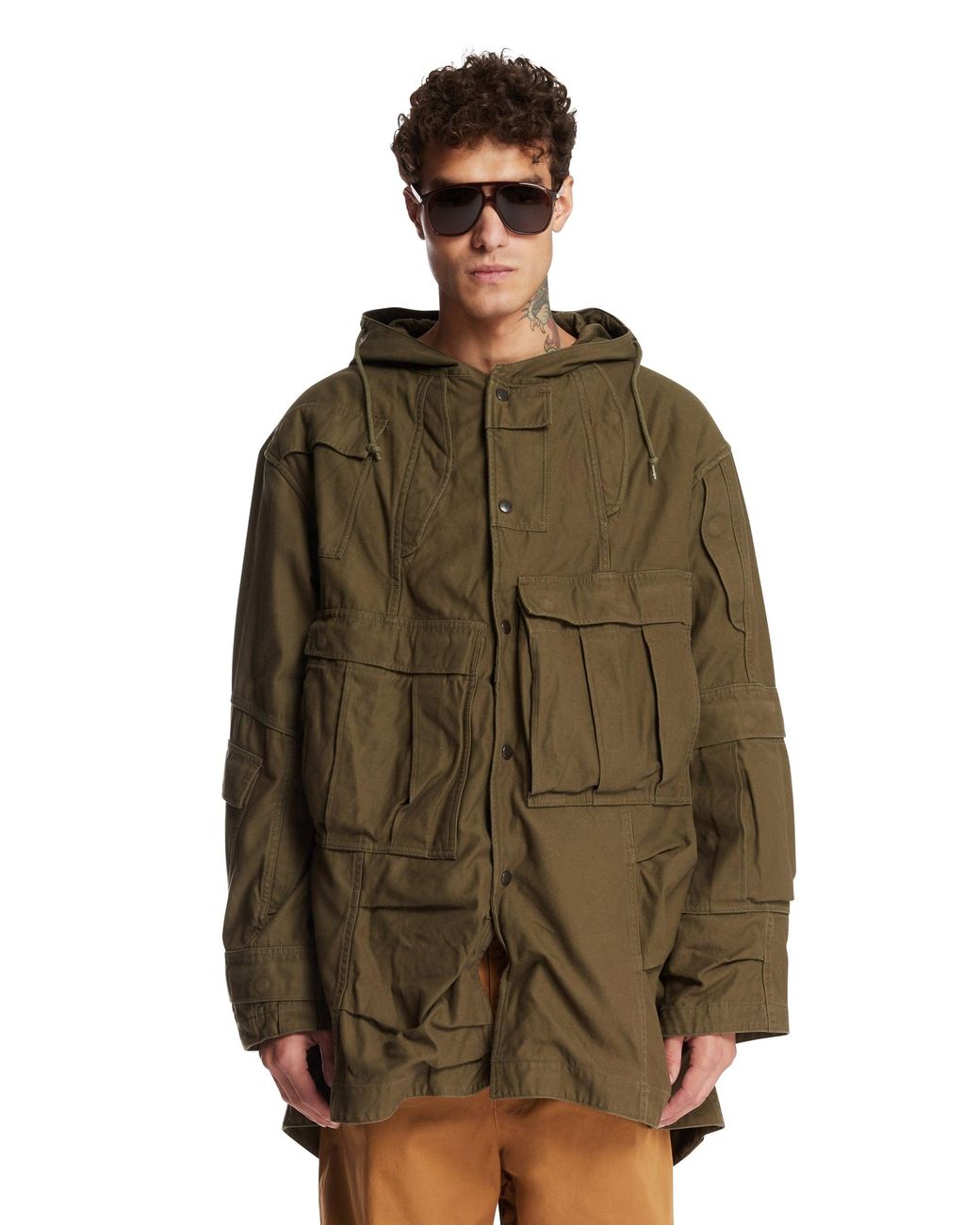 Junya Watanabe Brown Multi-Pocket Jacket for men