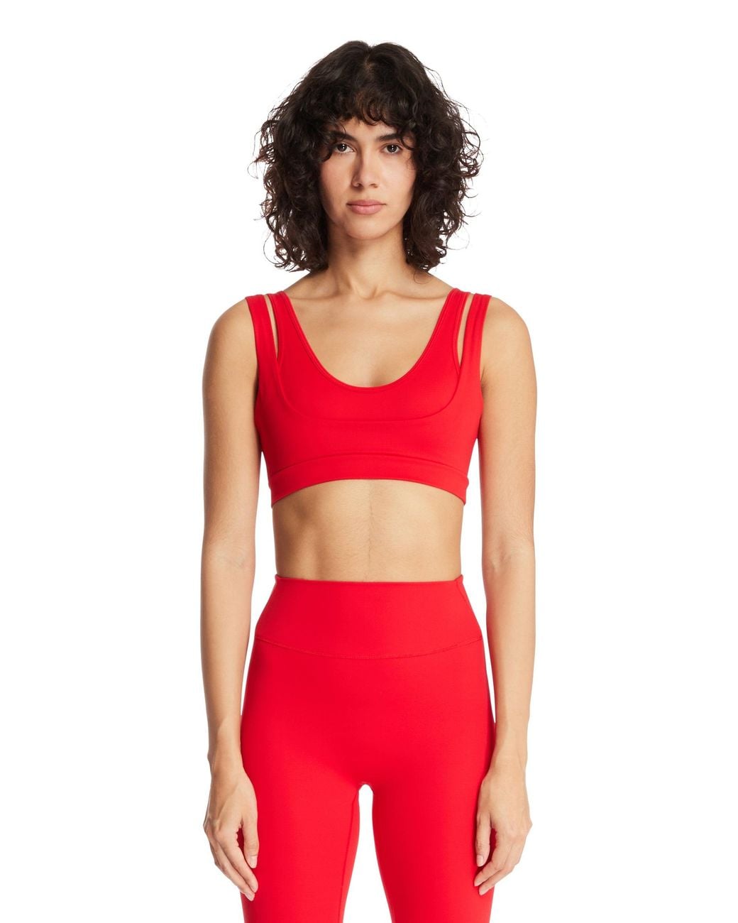 Nike Red Skims Double-Strap Bra