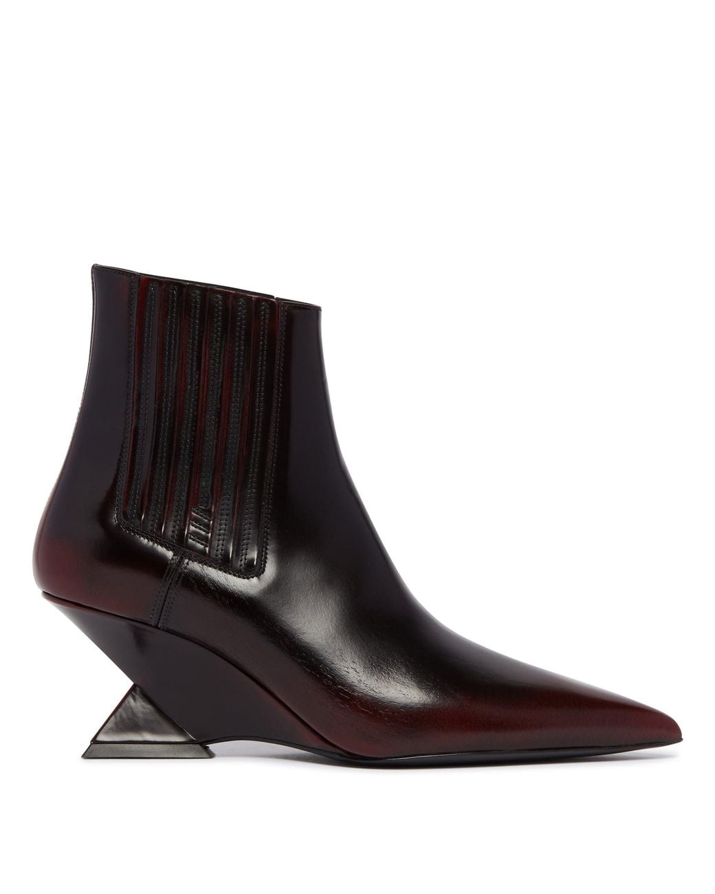 The Attico Black Cheope Ankle Boots
