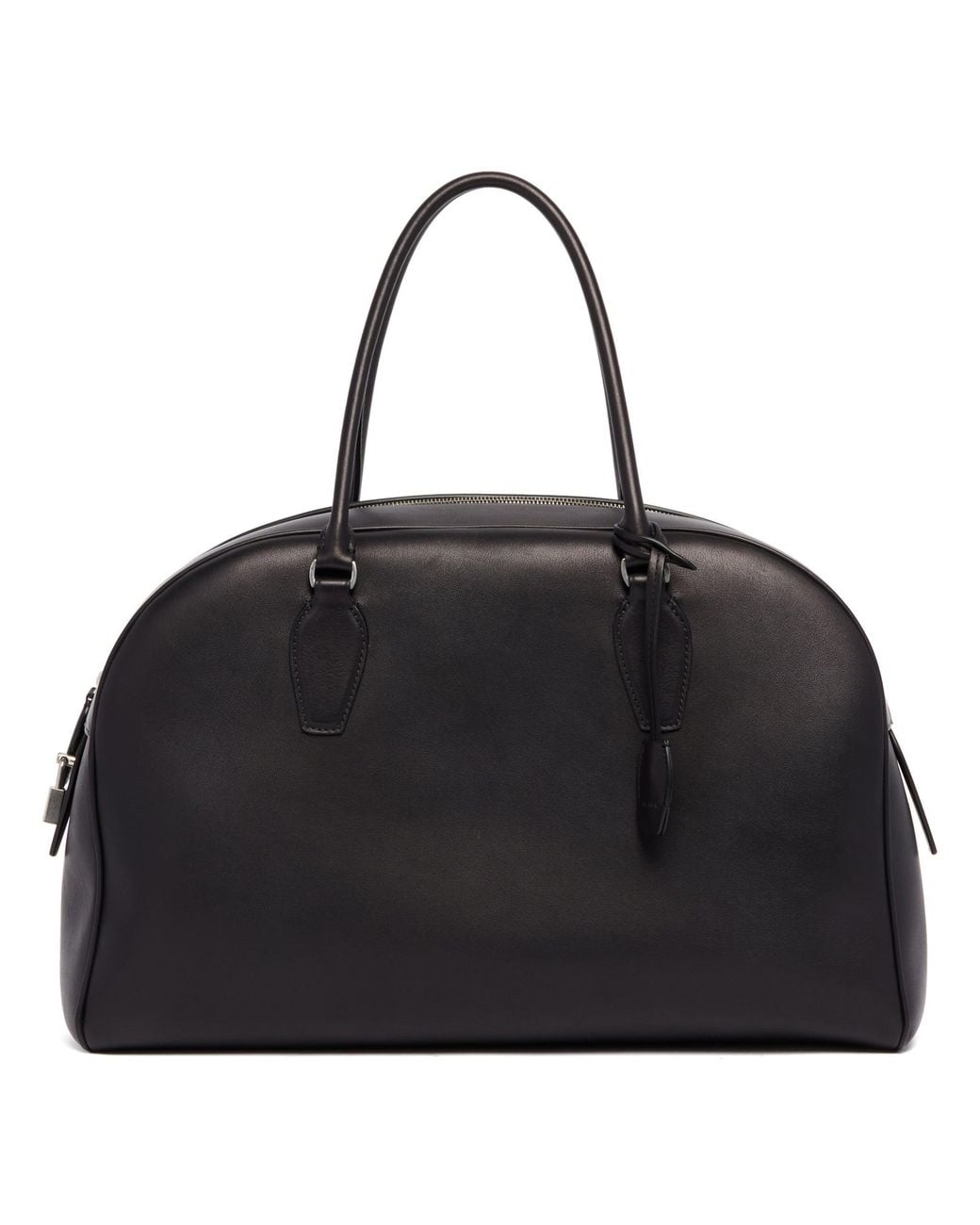 The Row Black India 15.75 Leather Bag
