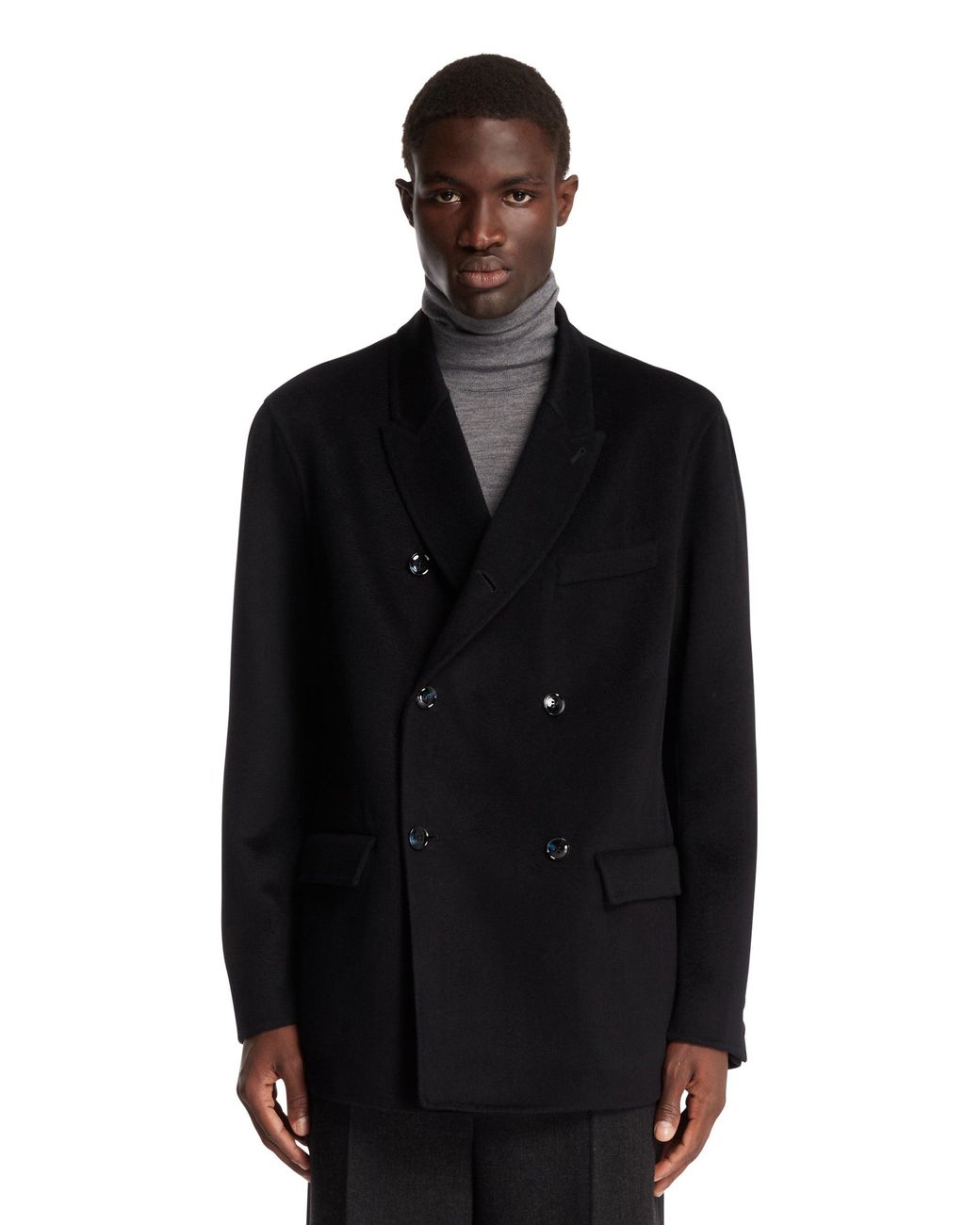 Giorgio Armani Black Cashmere Blazer for men