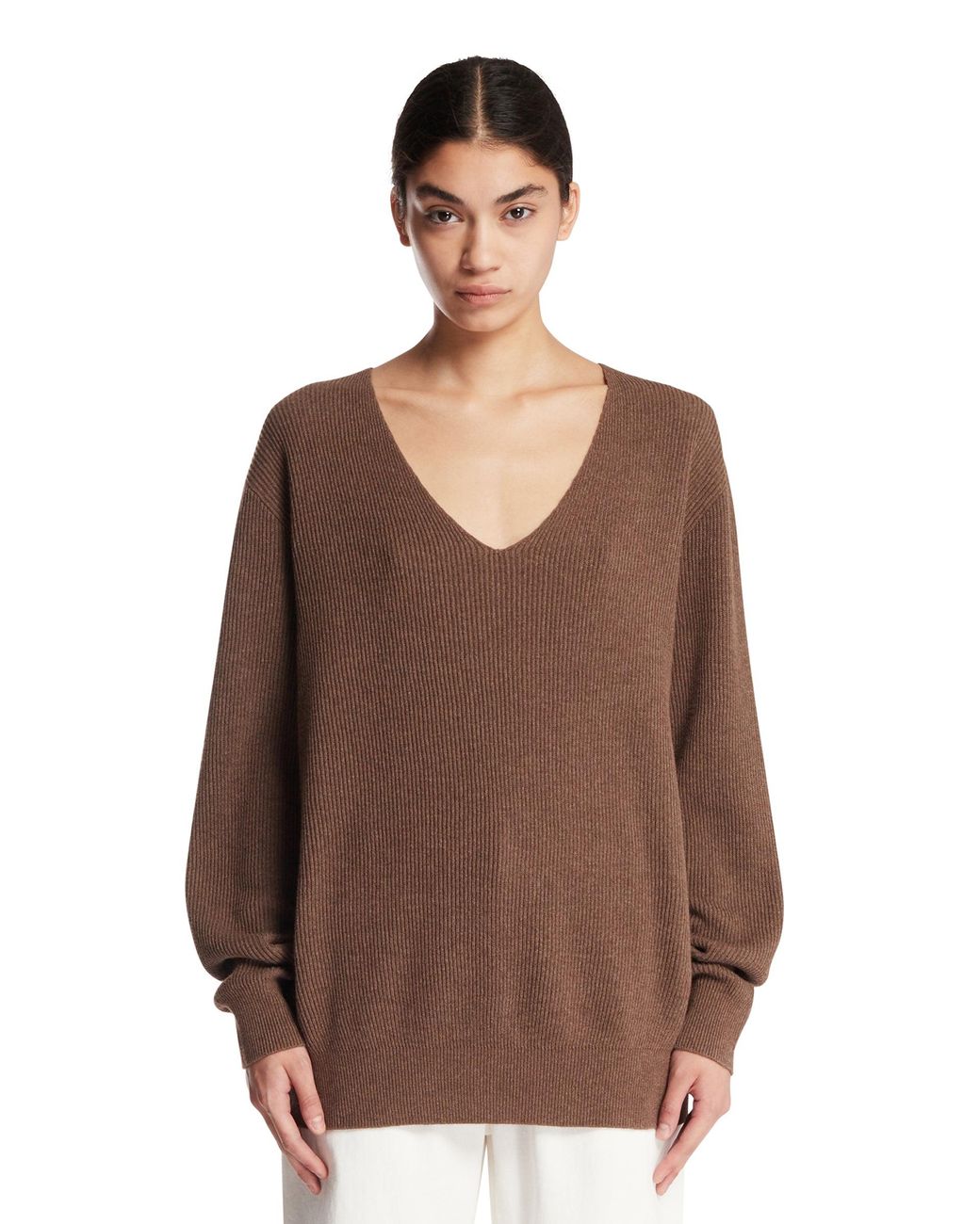 The Row Brown Phef Sweater