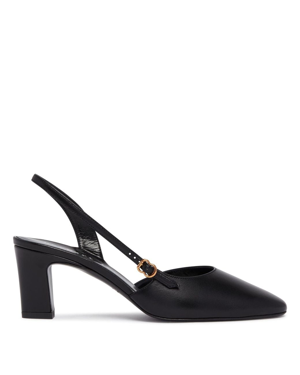 Herbert Levine Black Ask Around Pumps