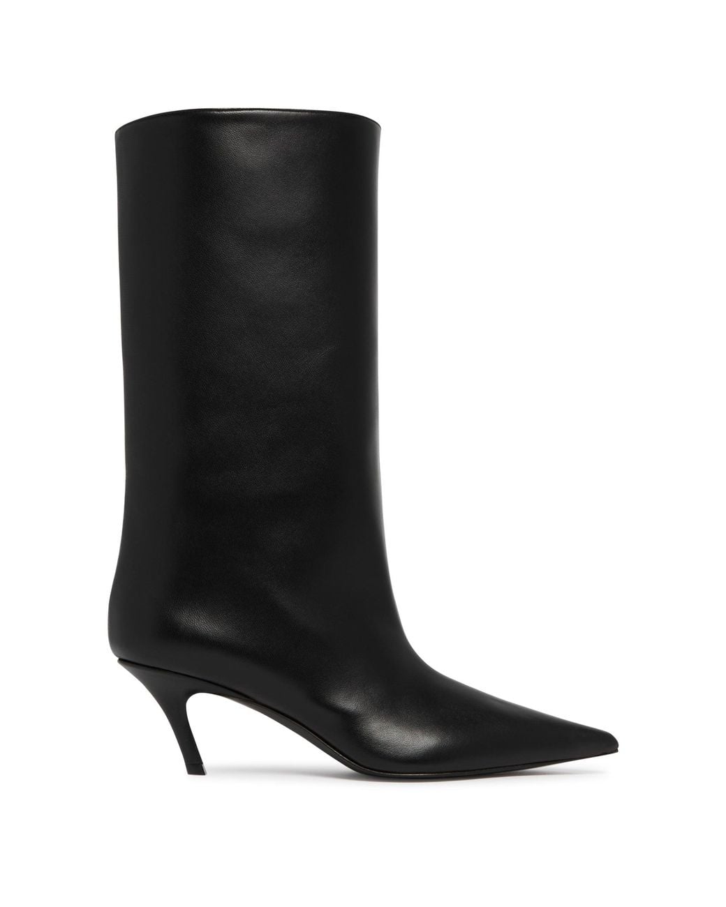 AMINA MUADDI Black Fiona Leather Boots