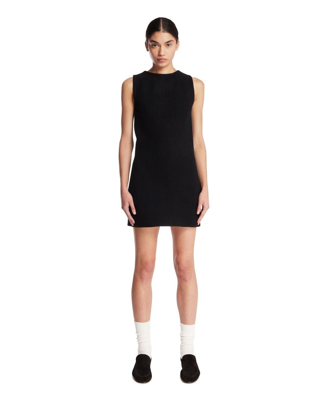 Rier Black Wool Minidress