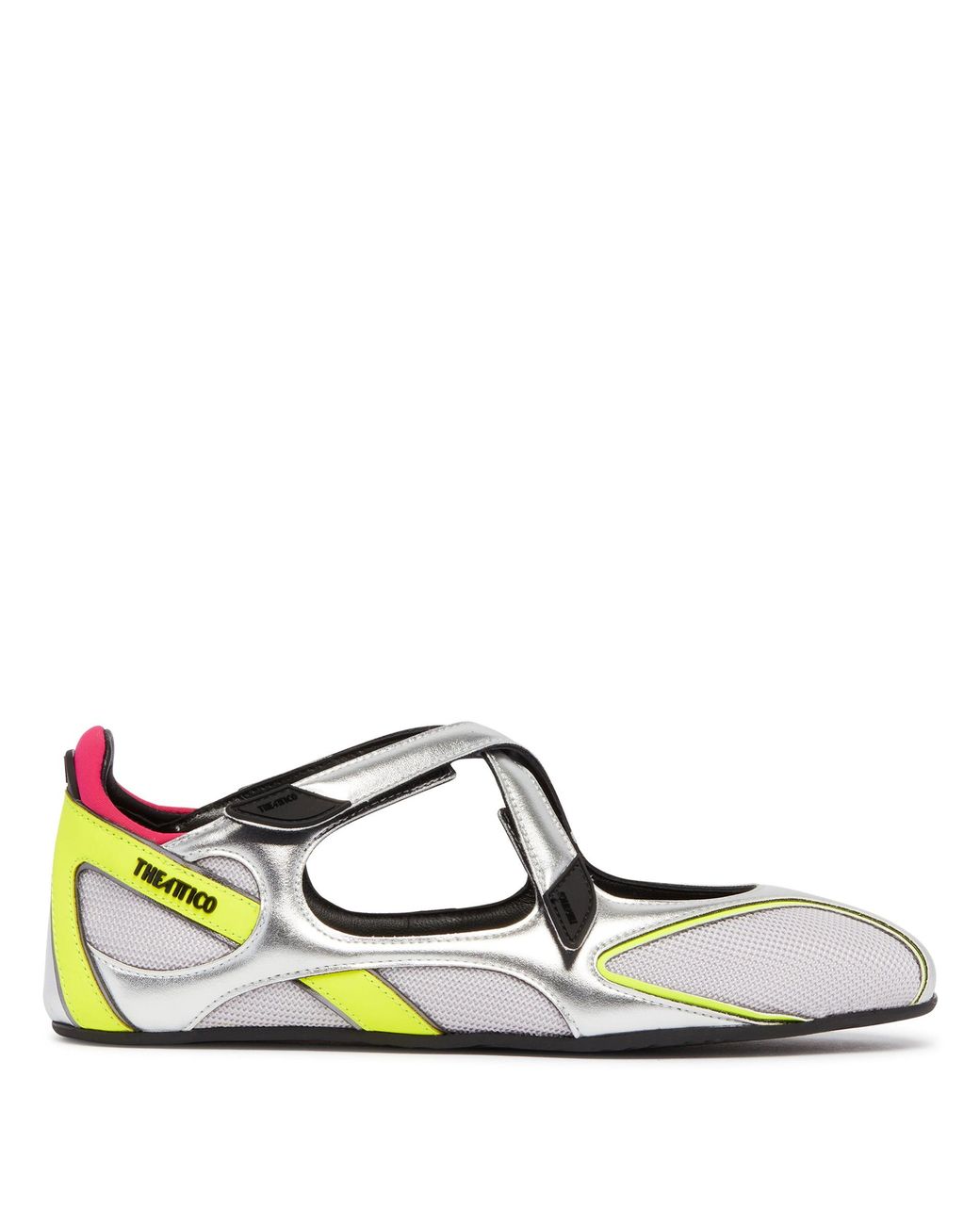 The Attico White Flat Floor 01 Ballerinas