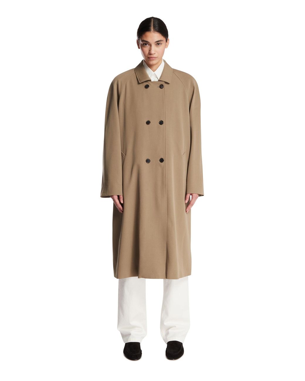 The Row Natural Ema Coat