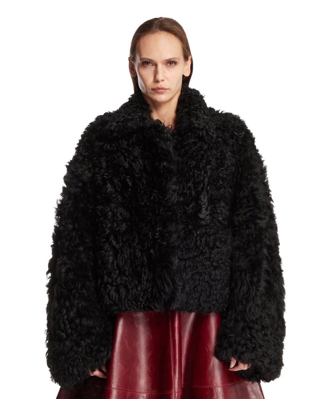 KULAKOVSKY Black Shearling Jacket