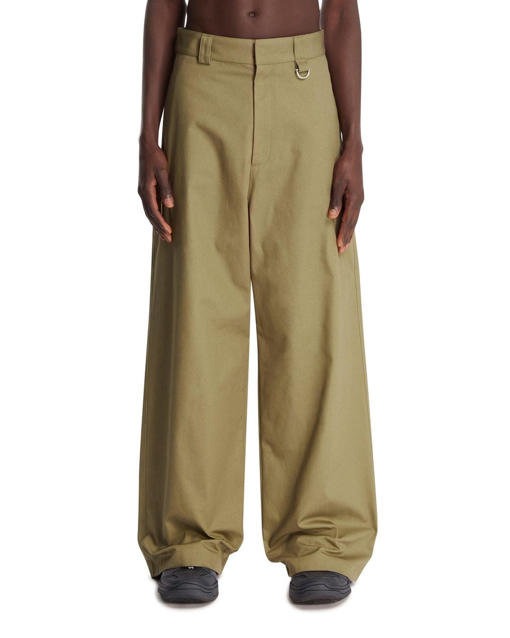 Balenciaga Green Workwear Trousers for men