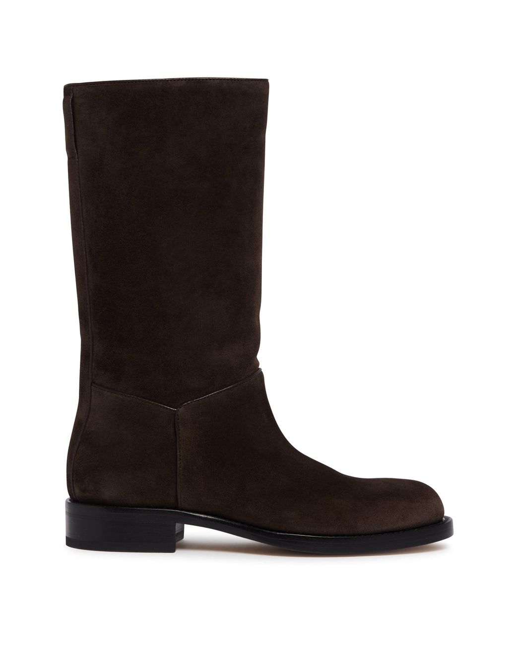 The Row Black Suede Boots