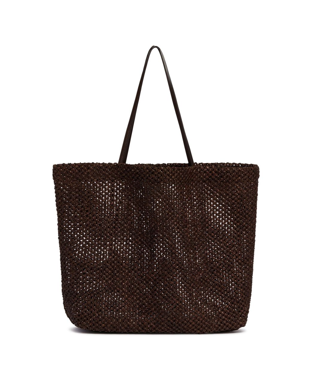 The Row Barn Raffia Bag in Brown | Lyst UK