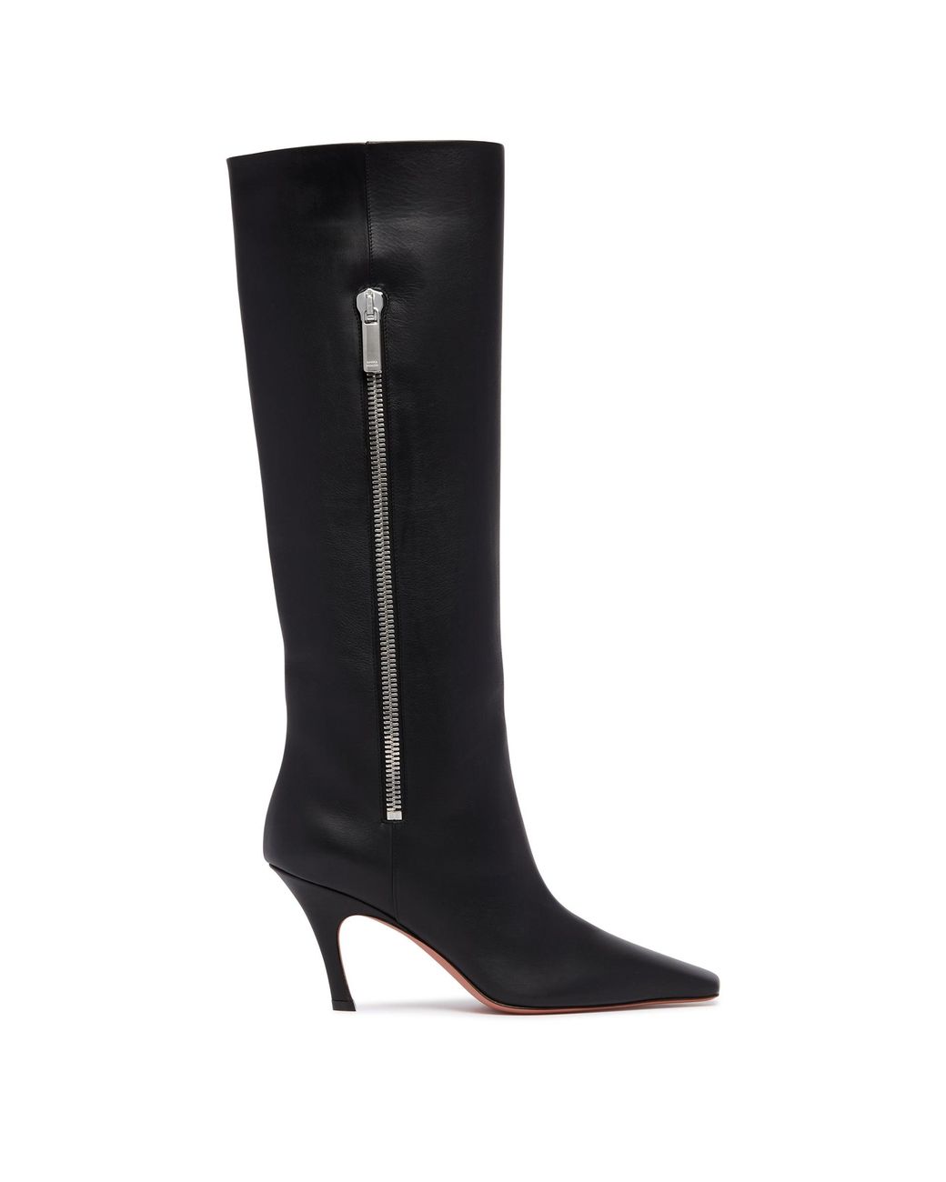 AMINA MUADDI Black Mona 80 Leather Boots