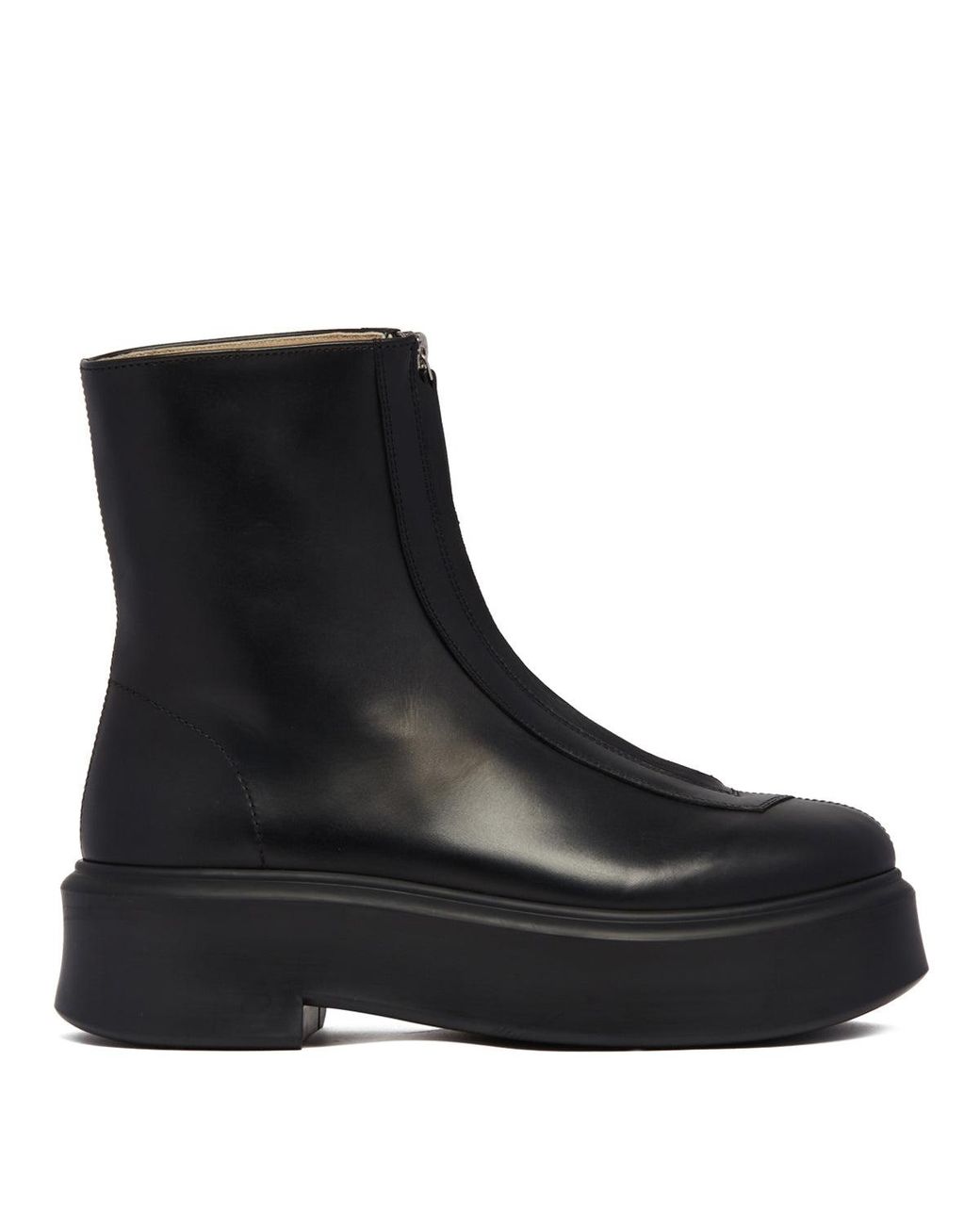 The Row Black Zipped Boots I