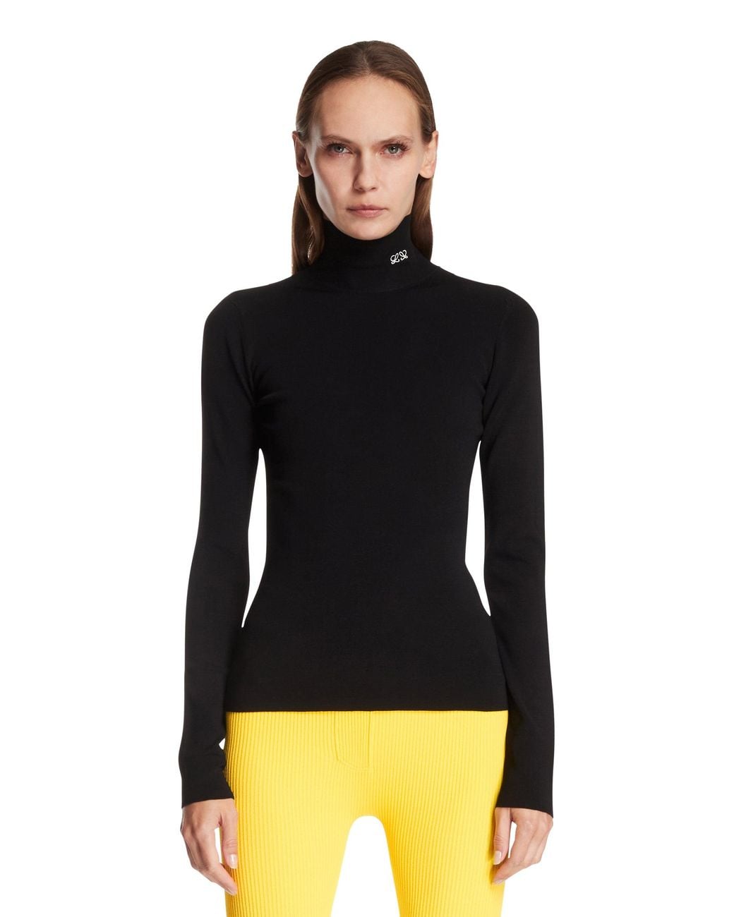 Loewe Black Viscose Blend Top