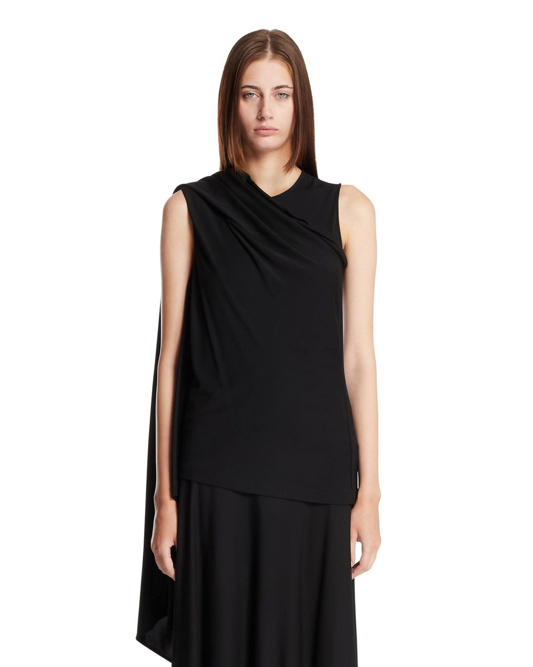 The Row Black Isadra Jersey Top