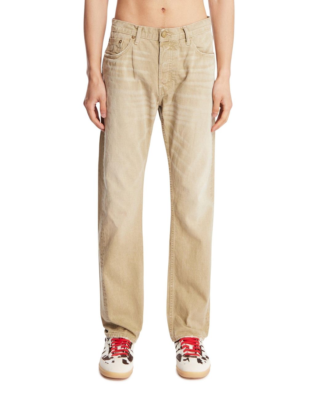 Antik Denim Natural Straight-Leg Jeans for men