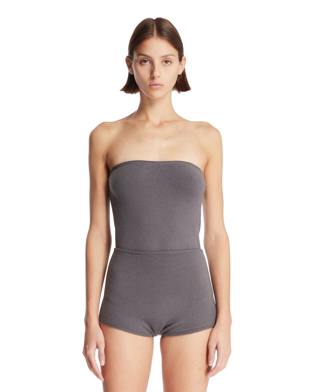 ELY ELY Gray Jerrie Strapless Body