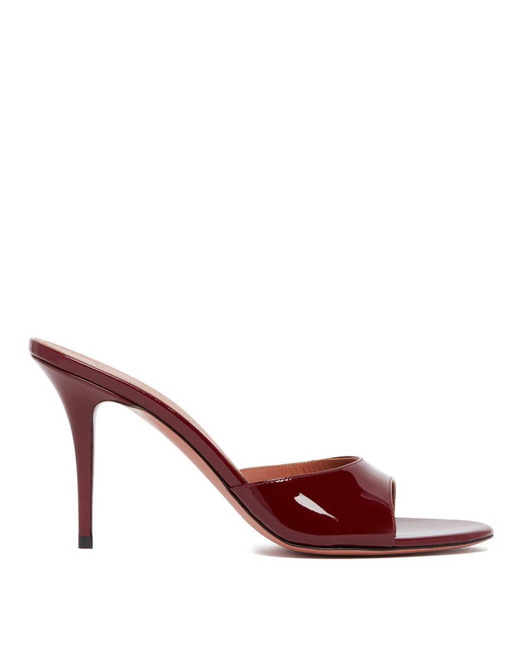 AMINA MUADDI Pink Burgundy Elodie Mules