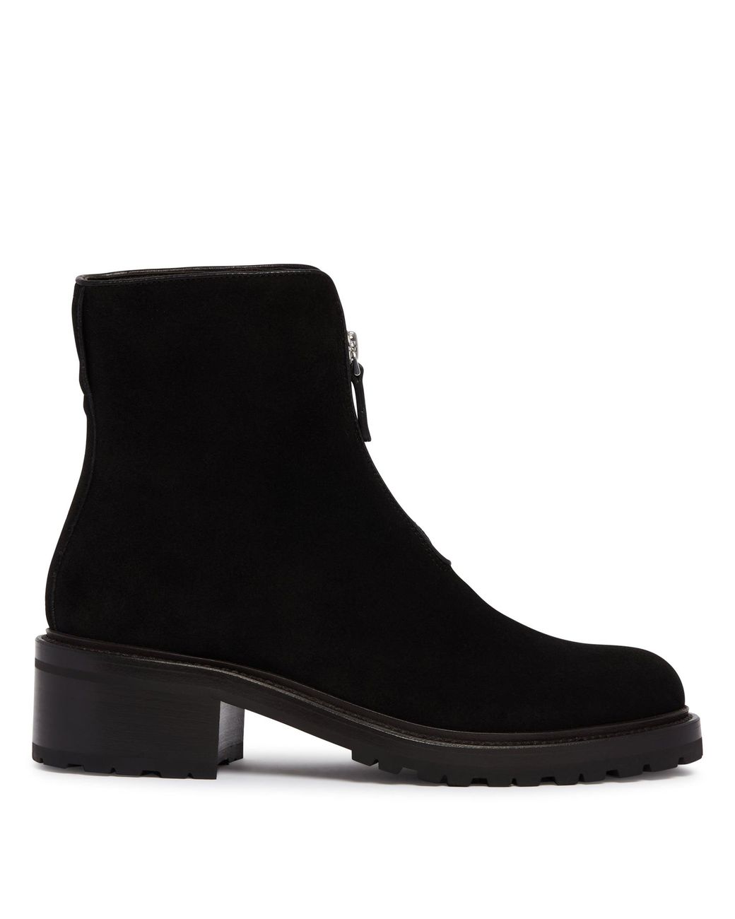 The Row Black Nobilis Suede Pull-On Boots