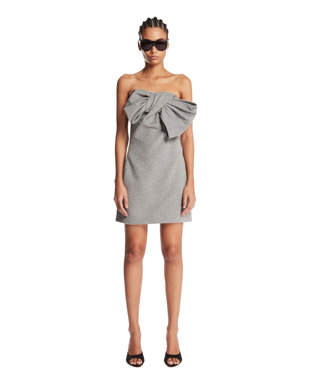 7 For All Mankind White Bow Mini Dress