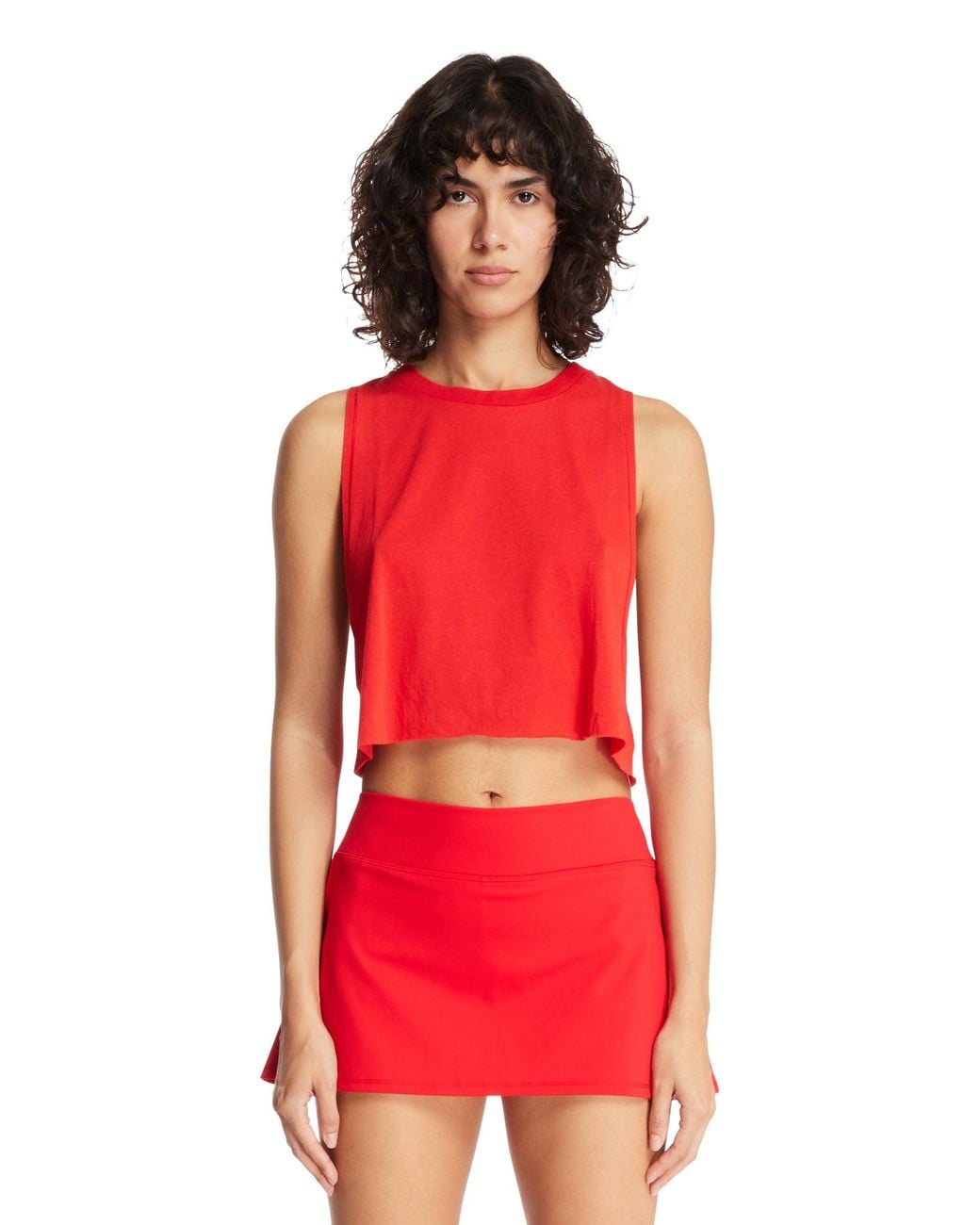 Nike Red Skims Cropped Top
