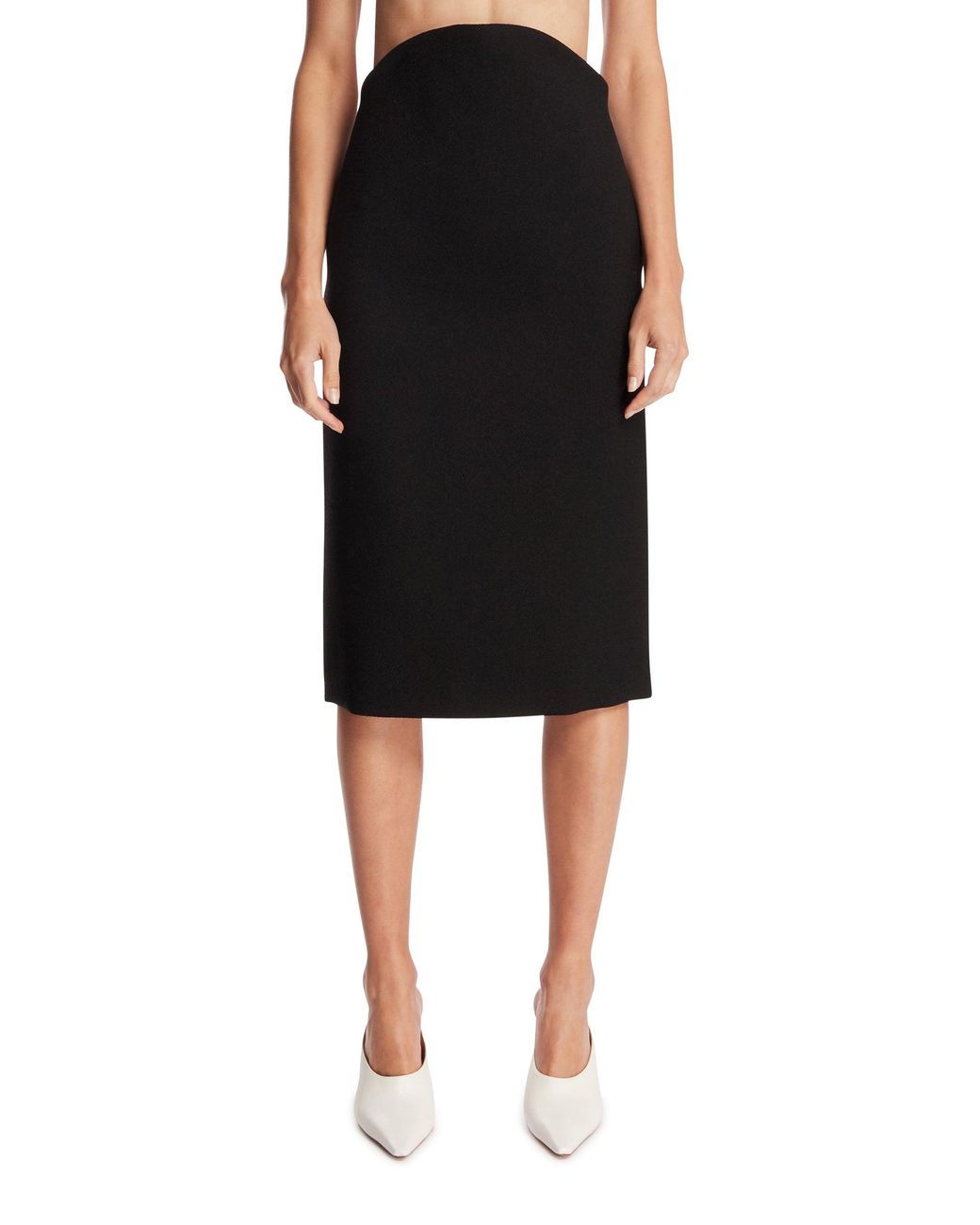 Jil Sander Black Wool Sabl Skirt