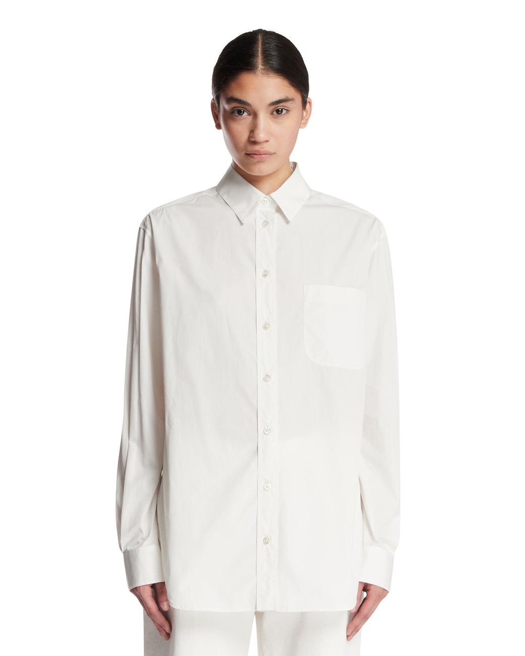 The Row White Gavina Shirt