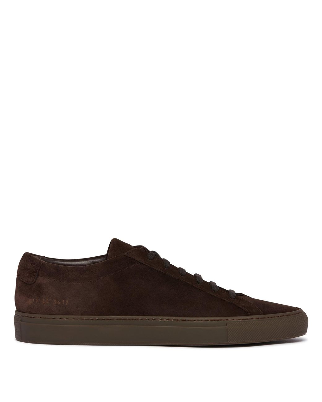 Common Projects Brown Suede Original Achilles Low Sneakers for men