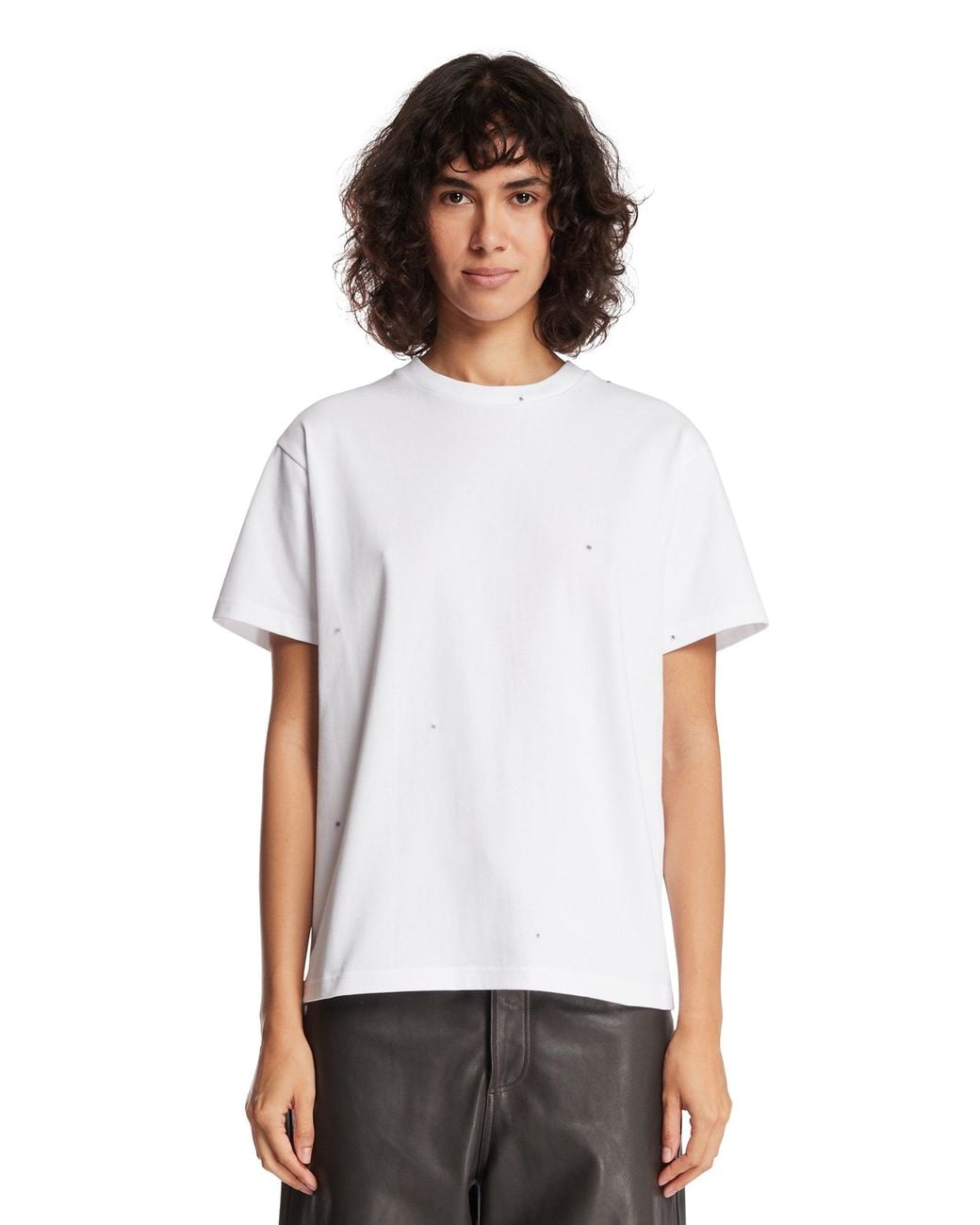 JULIE KEGELS White Cotton T-Shirt
