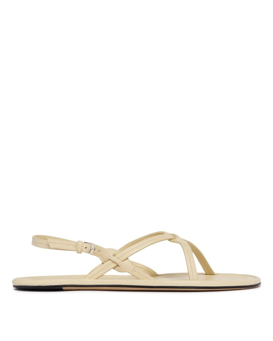 The Row Natural Thin Cross Sandals