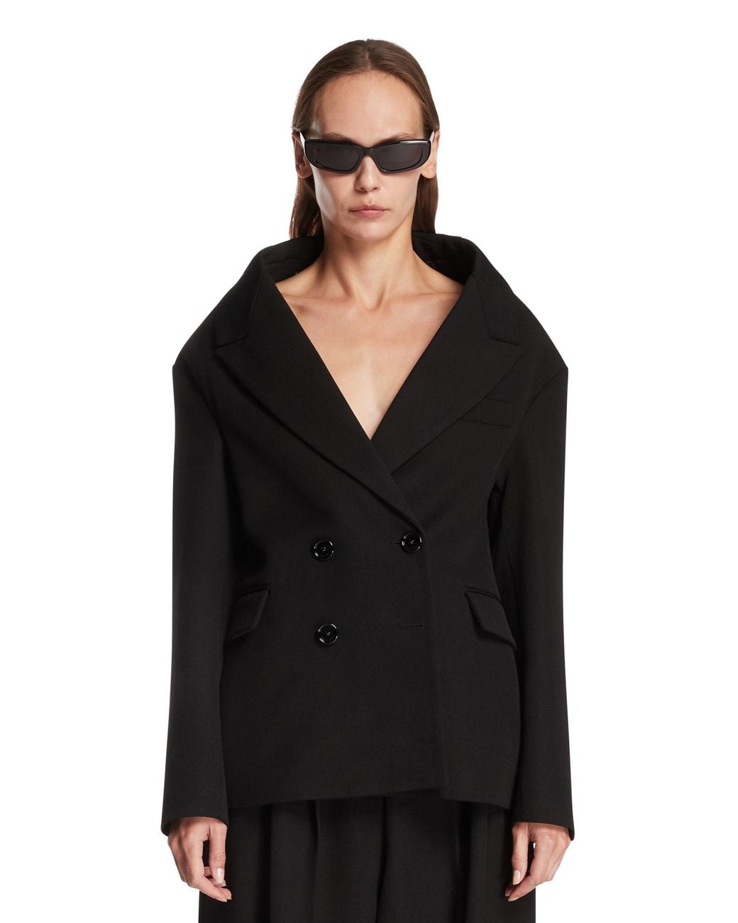 Balenciaga Black Stole Jacket