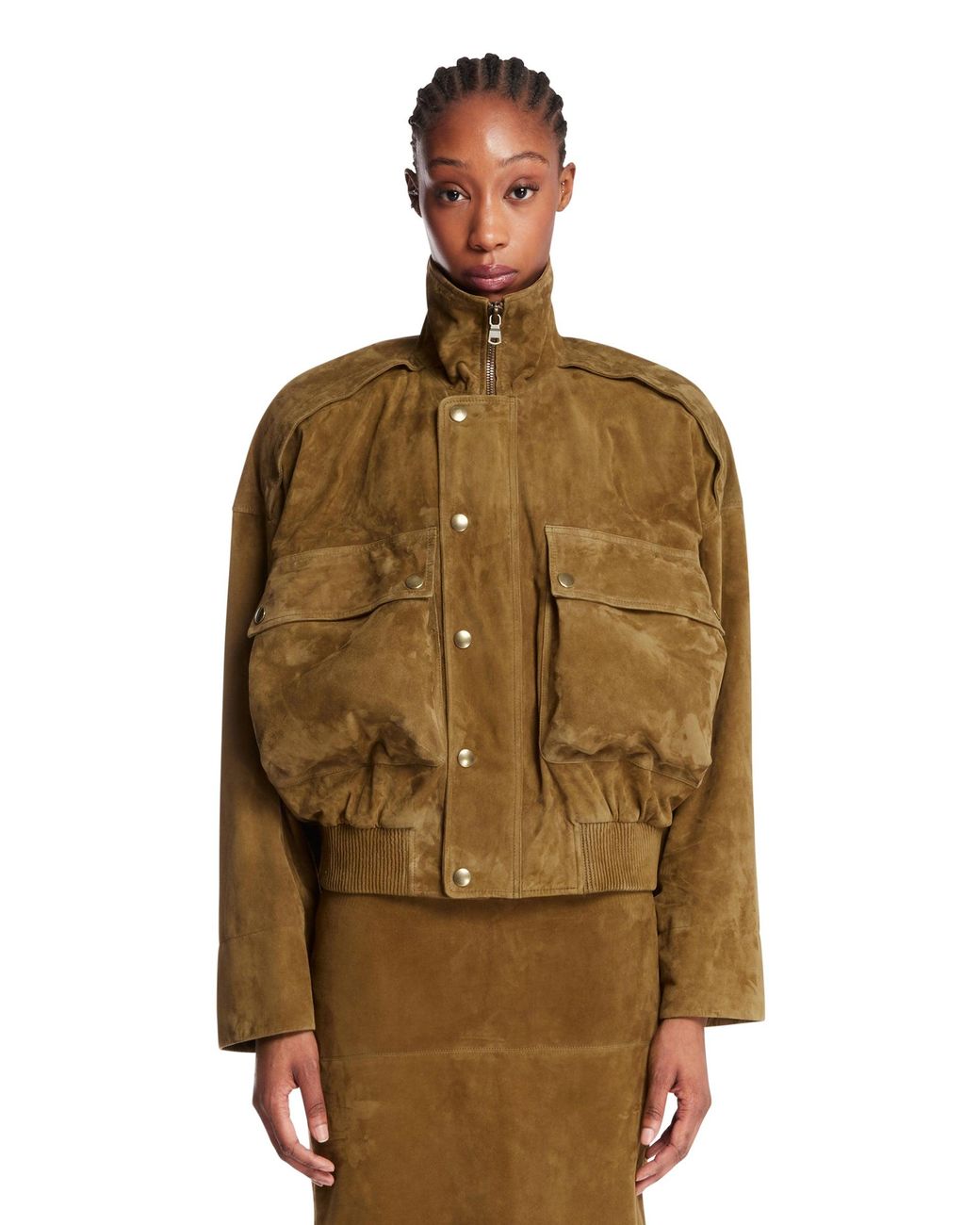 Petar Petrov Brown Softcore Suede Jacket