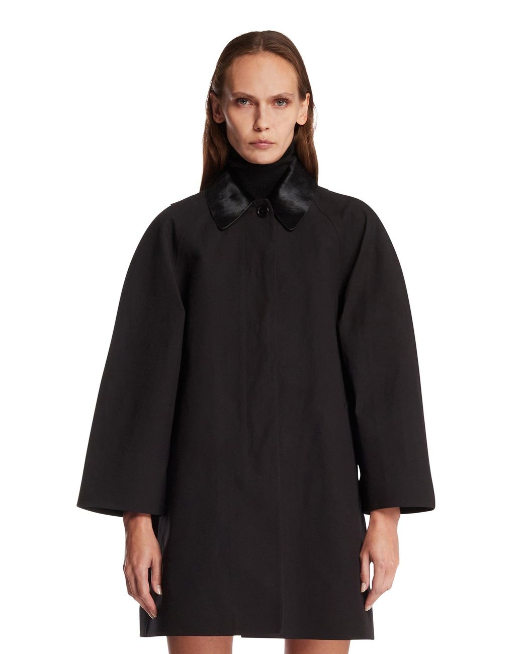 FFORME Black Linen And Cotton Jacket