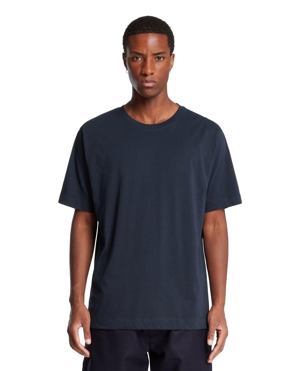 Dries Van Noten Blue Crew Neck T-Shirt for men
