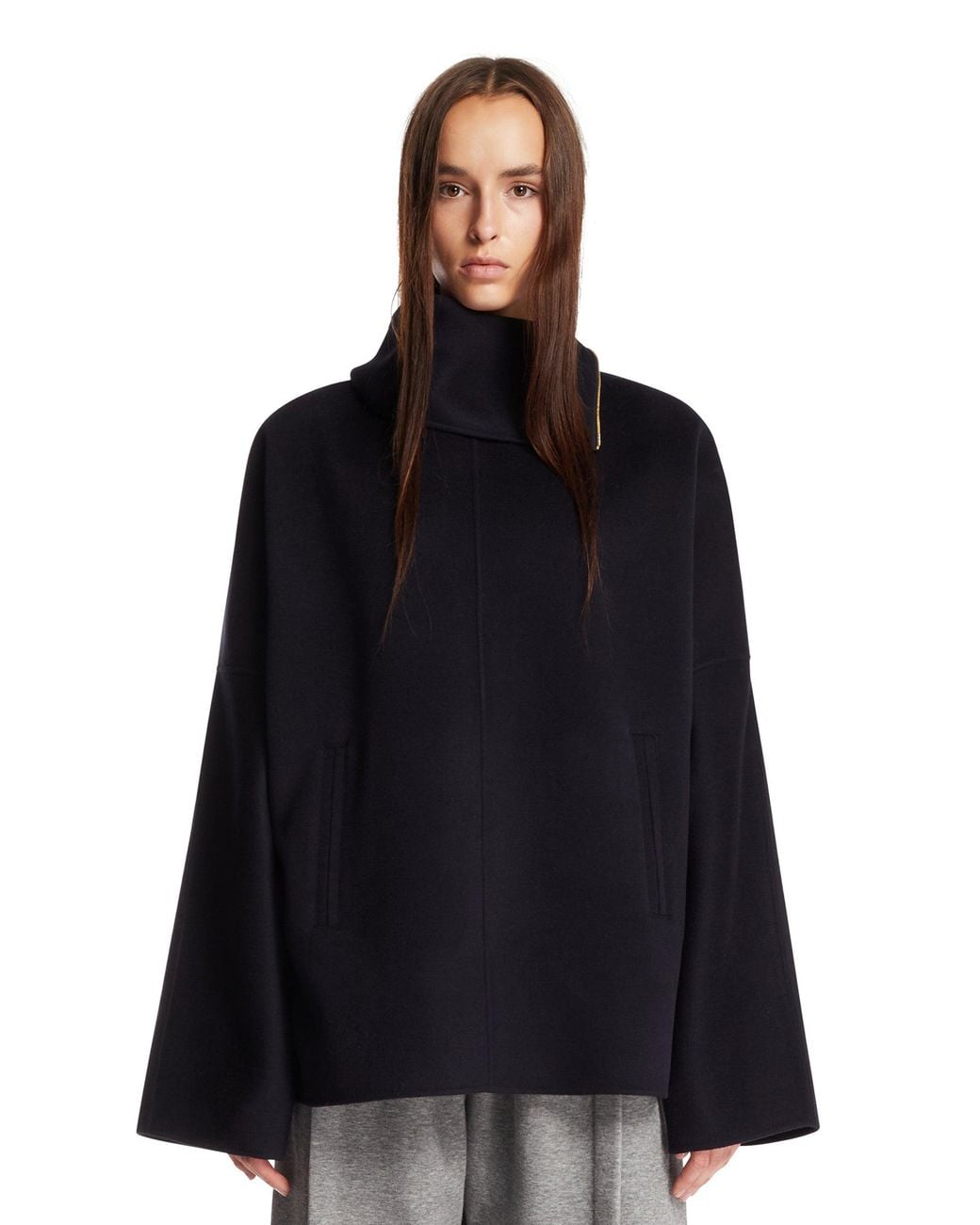 Carven Black Cashmere Sweater