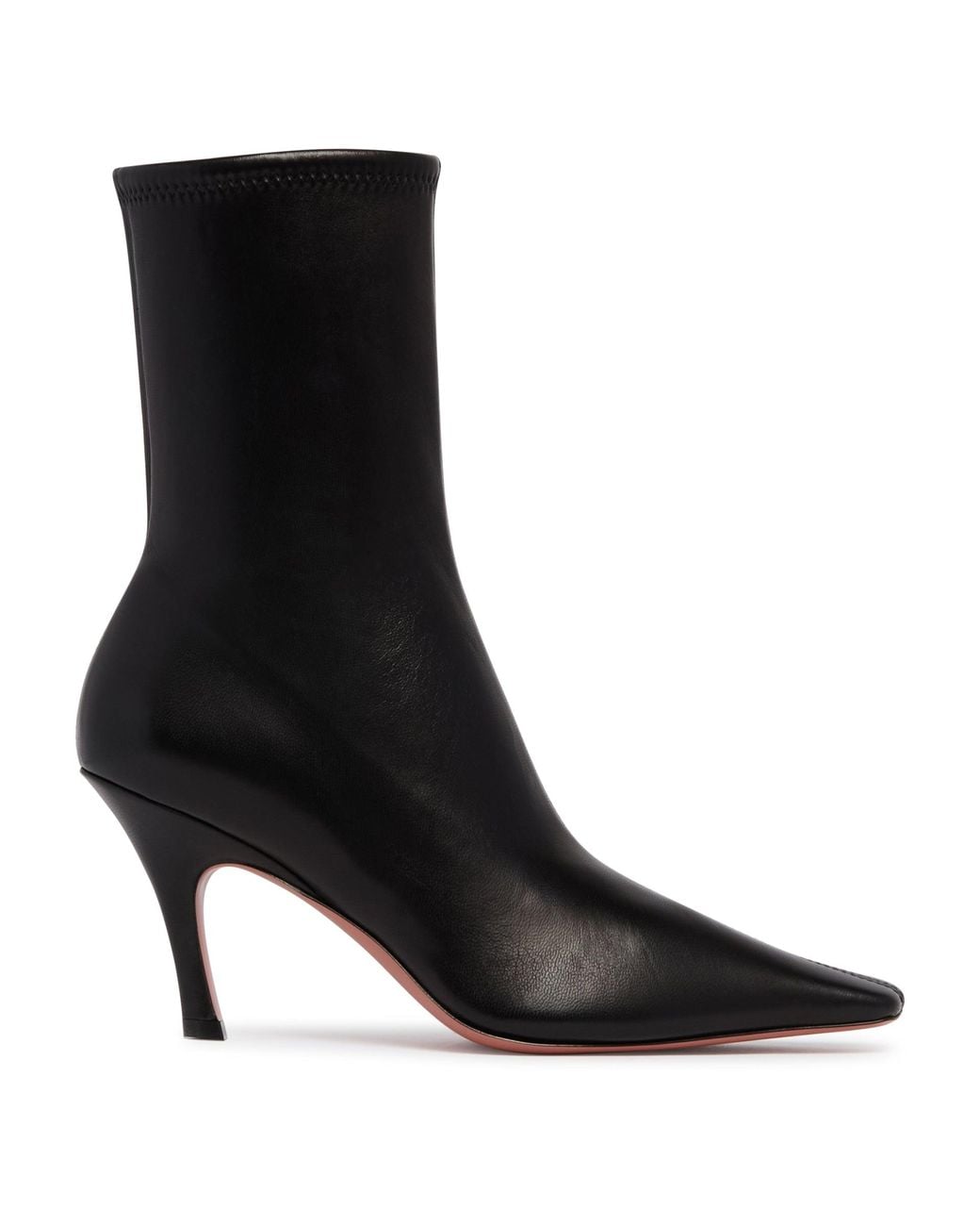 AMINA MUADDI Black Leather Jamie Ankle Boots