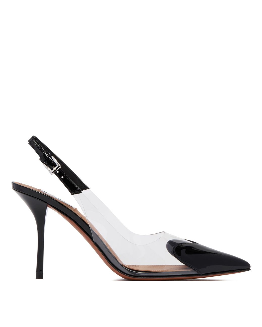 Alaïa Metallic Le Coeur Slingbacks